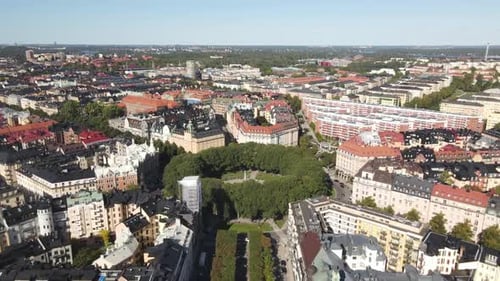 Karlaplan, central Stockholm, apartment buildings