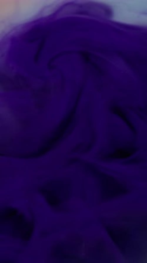 Ink Dropping and Dissolving in Clear Water