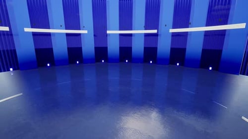 Fondo de pantalla verde de 3D Virtual News Studio