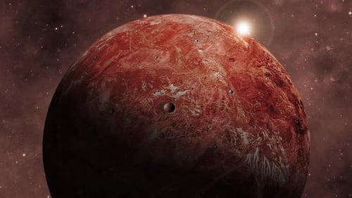 Glowing Sun 3d Makemake Fictional Planet Galaxy