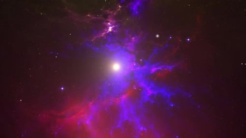 o vazio do universo e das nebulosas no espaço profundo.