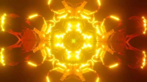 Hypnotic Kaleidoscopic VJ Loop with Vivid Colors