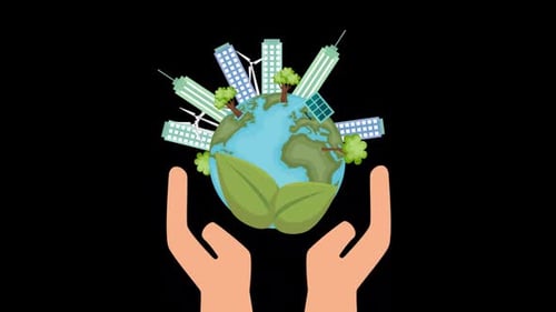 Save The Planet Alpha Channel