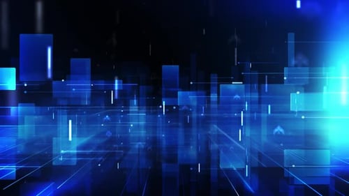 Blue Corporate Background Loop