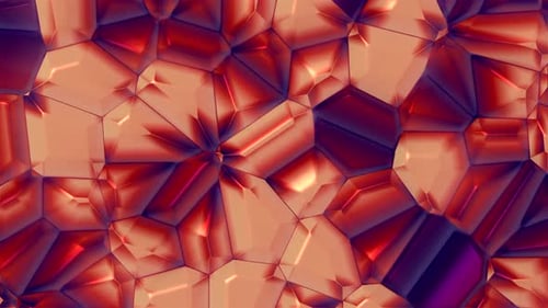 Orange and purple moving patterns
