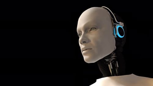 Roboter, schau dich um