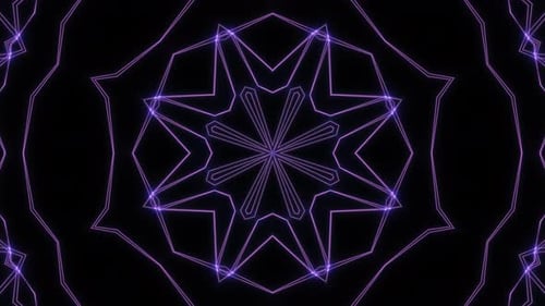 Kaleidoscope Inspired Motion Background