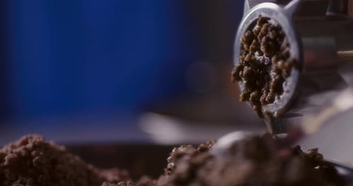 Grinding Process Closeup