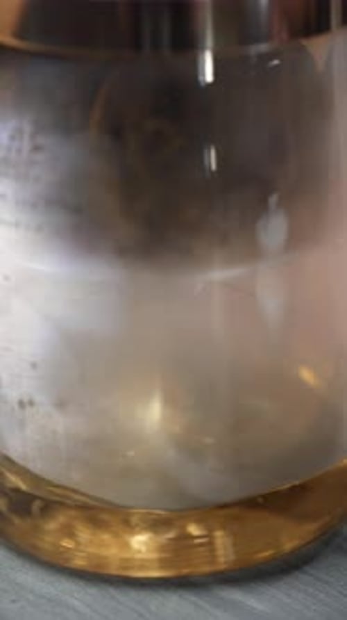 Tea Infusion in Glass Container