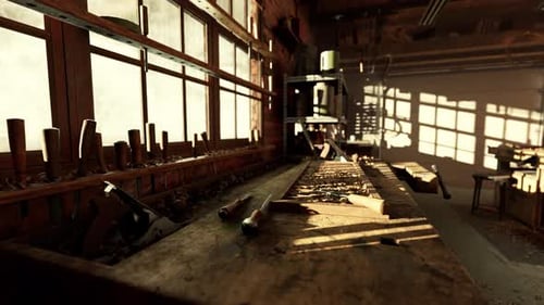Old Fashioned Rusty Carpenters Tools