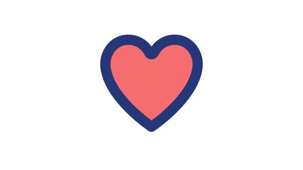 Animated Heart Color Ui Icon, Elements Motion Graphics ft. color & icon ...