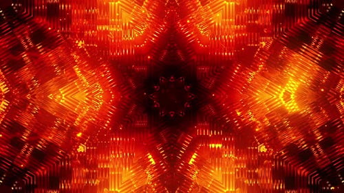VJ Roter LED-Stern