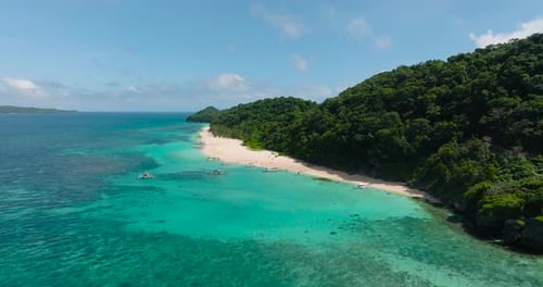 Praia na Ilha de Boracay, Filipinas