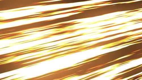 Abstrakter Hintergrund mit Geschwindigkeitslinien im Anime-Stil in Orange, Looping, 4K