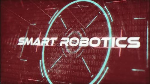 Futuristic Glitch Data Tech Logo Reveal