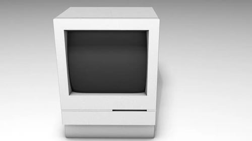 Vintage Computer Monitor from the 1980s
