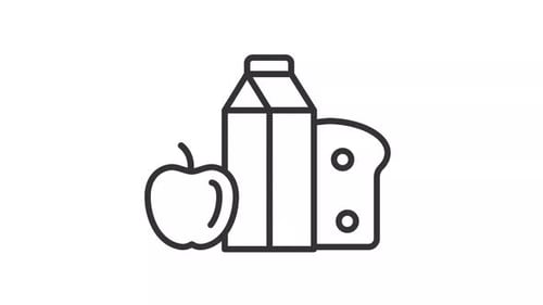 Minimalist Animated Food and Beverage Icons