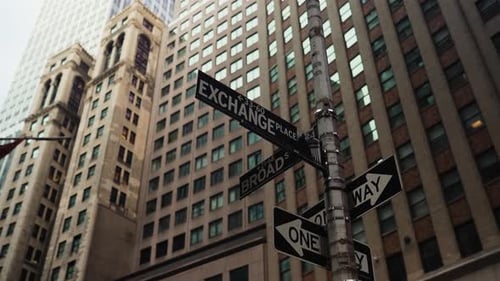New Yorker Schilder. Ort austauschen.