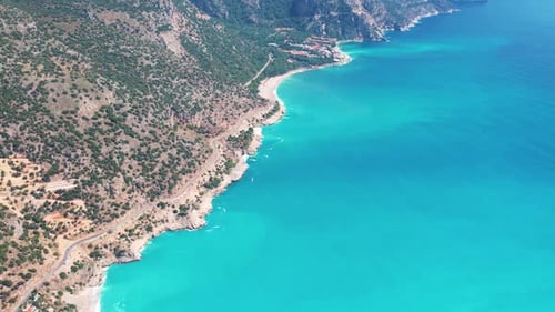 Fondo de mar turquesa. Turquía, mar mediterráneo.