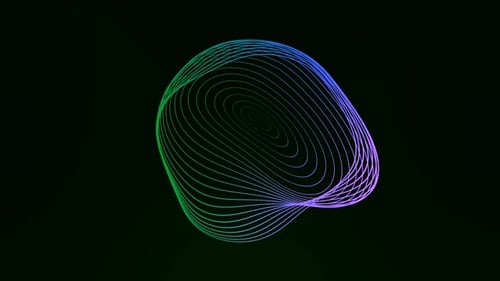 Video mit abstraktem VJ-Nomenhintergrund