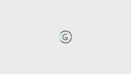 Minimalist Geometric Lines Logo Reveal Animation