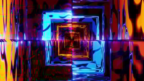 Digital Prism Tunnel Loop
