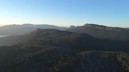 Images du lever du soleil dans les Grampians