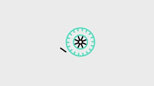 Icono animado de rueda V2