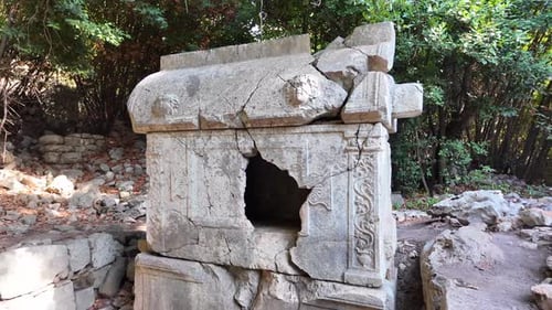 Rock tombs.