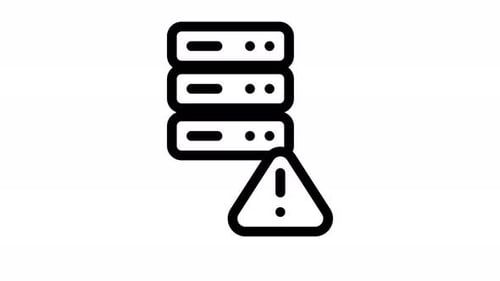 servers line icon animation