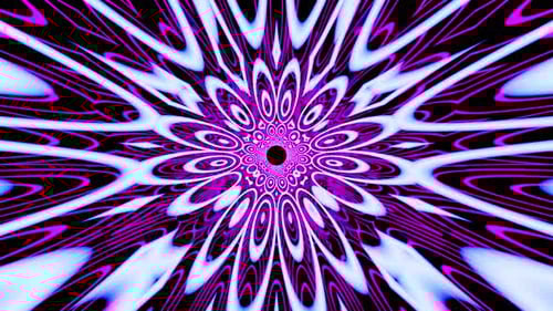 Purple Space Kaleidoscope Vj Loop Background HD