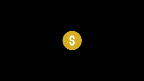 Animated Flat Currency Symbols Morphing Icons