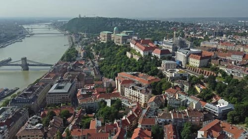Budapest City and Danube River