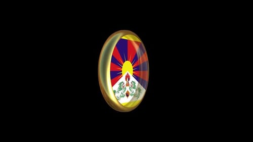 Tibet Flag Animation