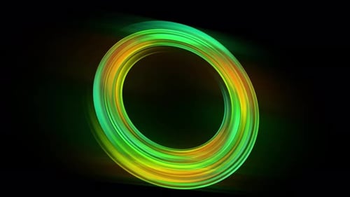 Glowing Gradient Circle Animation