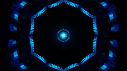 Radiant Neon Flicker Captivating VJ Background