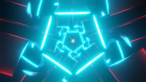 Colorful VJ Loop with Hypnotic Kaleidoscopic Effects