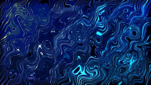 Glossy Blue Liquid Background