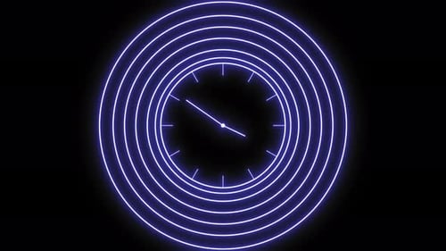 Neon timelapse purple wave