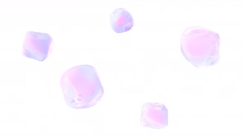 Holographic Abstract Spheres on Transparent Intro Able to Loop Seamless