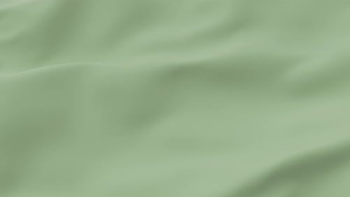 Abstract Tenderness Green Silk Background Luxury Wave Cloth Satin Pastel Color Fabric Milk Liquid