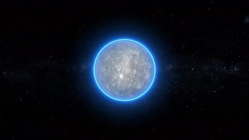 Mercury planet seen from space. 2173
