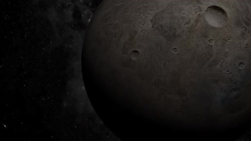Mond, Planet, animiert