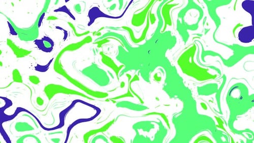 Abstract Fluid Paint Swirls Motion Background Loop
