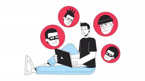 Animação de fraudes online