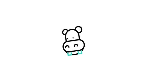 Animated Minimalist Line Art Animal Icons Collection
