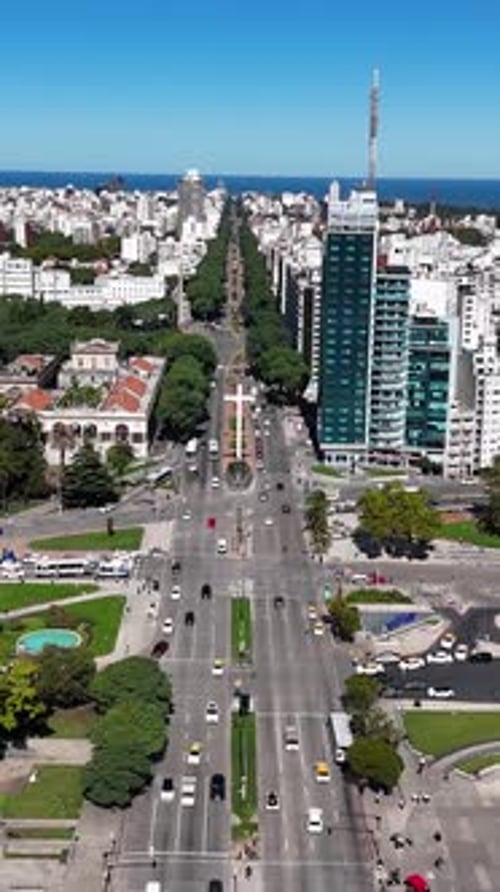The Pope Cross In Montevideo In Maldonado Uruguay.