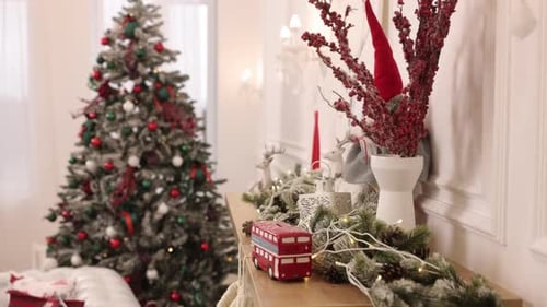 Christmas Tree and Fireplace Decorations for the Holidays