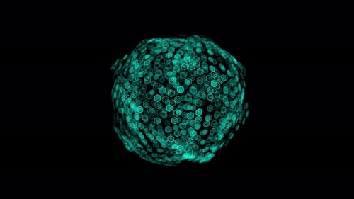 3D Liquid Fantasy Sphere | 4K