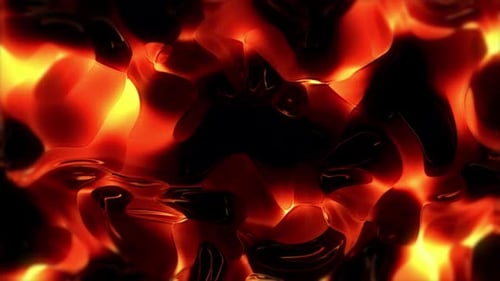 Gradiente de metal líquido de neón. Fondo abstracto en bucle 4K de ondas holográficas en movimiento. Renderización 3D